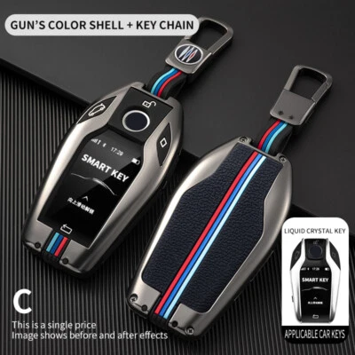 Car Key Case Cover Key Bag For Bmw 1 3 5 7 Series X1 X3 X5 X6 X7 F30 G20 F34 - Image 1 of 4