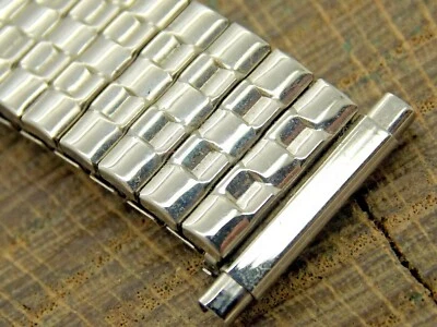 Vintage Flexon Expansion Stainless Steel 16mm-21mm NOS Unused Watch Band - Image 1 of 3