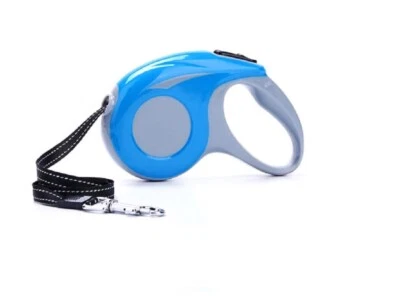 16-футовый выдвижной поводок для собаки — прочный нейлоновый поводок с фиксирующей ручкой для домашних животных - Изображение 1 из 4