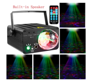 LED Stage Lights RGB Mixed Effects Laser Magic Ball Built-in Audio USB Bluetooth - Picture 1 of 8