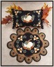 PATTERN~*Night Watchman*~Autumn Table Runner~Candle Mat~Penny Rug ...