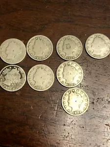 JUEGO DE 19 NÍQUELES "V" 1897-1912 - Imagen 1 de 6