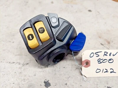 04-07 Skidoo Rev MXZ 800 Left Control Switch Dimmer Warmer Button Start 800HO  - Image 1 of 4