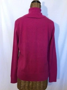 STUDIO WORKS - PURPLE LONG SLEEVE TURTLE NECK BLOUSE - PM - Picture 1 of 5