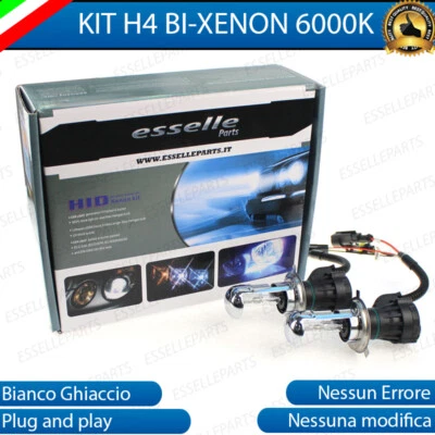 KIT XENON XENO BI-XENO H4 AC 35W DAIHATSU CUORE VI NO AVARIA LUCI 6000K - Immagine 1 di 4