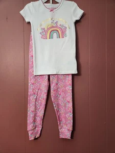 Isaac Mizarahi Girl's 4T Floral Pajama Set "Be The Rainbow ... - Picture 1 of 8