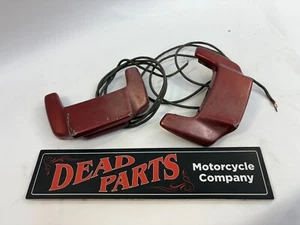 Harley pre-14 tapa alforja alerón lámparas luces - Imagen 1 de 7