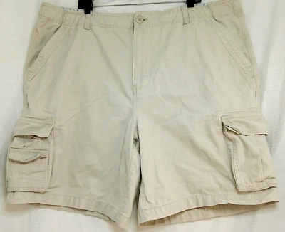 Pantalones Cortos de Carga Faded Glory Para Hombres 2XL 3XL Caqui Bolsillos Utilitarios Exterior Informales Foto 1 de 4