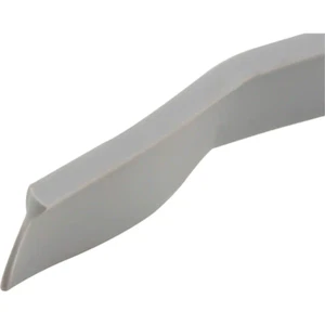 Storm Door Bottom Sweep Seal - Gray Vinyl, 37 in. L V-Shape Delta Style Design - Picture 1 of 11