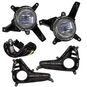 Fog Lamp Set for Hyundai I10 Grand (Right & Left Sides) Kit for 2016-2019 Models - Picture 1 of 1
