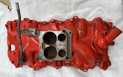 1969 Big Block Chevy Impala 427 Oval Port Q-Jet Intake 3931067 date code B25- 9 - Image 1 of 4