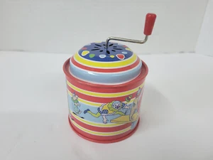 Schylling Wind Up Colorful Tin Music toy (2007) works. EUC - Picture 1 of 4