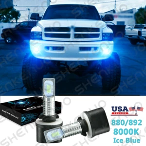 Luz antiniebla LED 880 8000K bombilla azul para Dodge Ram 1500 2500 3500 1994-2001 - Imagen 1 de 9