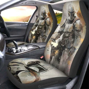 The Mandalorian Car Seat Covers Collection Starwars Character Car Accessory - Bild 1 von 4