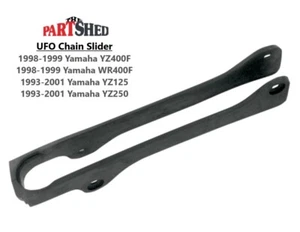 UFO Replacement Chain Slider Black Yamaha WR400F YZ400F 98-99 YZ125 YZ250 93-01 - Picture 1 of 7