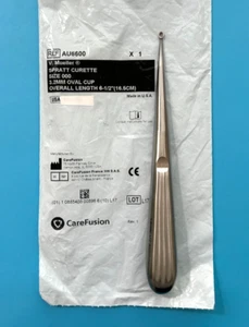 V.Mueller Surgical 3.2mm Oval Cup Spratt Curette, 6-1/2" - Picture 1 of 6