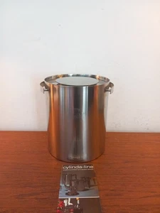 Arne Jacobsen Cylinda Line Stelton Champagne Cooler / Ice Bucket & Lid 1960s - Foto 1 di 15