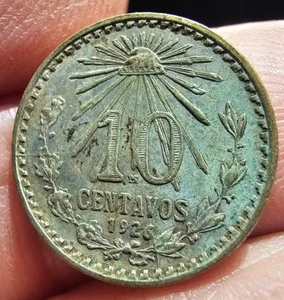México 1926 10 Centavos .720 PLATA AU KM 431 (A167) - Imagen 1 de 4