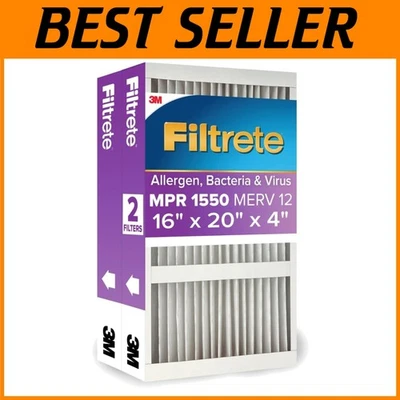 Exclusive 3-in-1 Technology 16x20x4 MERV 12 Furnace Filter - 2-Pack, Trustworthy - Image 1 of 4
