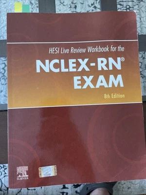 Elsevier HESI Live Review Workbook for the NCLEX-RN Exam 8th Edition Paperback - Image 1 of 2