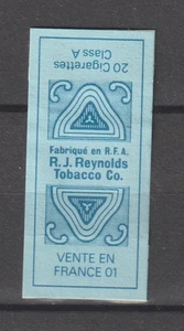 France & Colonies Revenue Stamp Fiscal Fiscaux Taxe Bande Tabacs Reynolds 4 - Picture 1 of 1