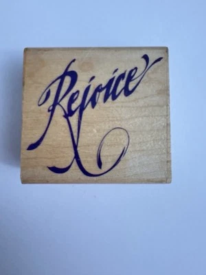 Rubber Stampede Rejoice Posh Impressions Rubber Stamp Religious - Image 1 of 2