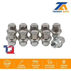 Stainless Wheel Lug Nut Bulge Acorn 19 HEX M12X1.5 (10 Pack) For Dodge Grand & - Picture 1 of 7