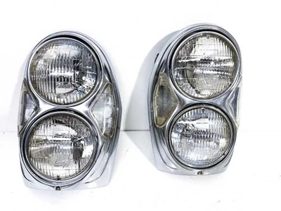 59-73 Juego de faros Mercedes W108 W109 W111 250S L R con moldura cromada Bosch Foto 1 de 4