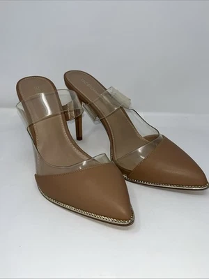 Zapatos de tacón alto BCBGeneration, talla 9M beige tostado dorado Foto 1 de 4