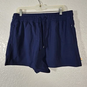 Pantalones Cortos Op Talla Grande Azul Elástico Poliéster Cordón Elástico 3 Bolsillos con Cremallera - Imagen 1 de 11