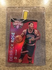 2014-15 Panini Totally Certified Platinum Mirror Red  Derrick Rose /135 Die-Cut