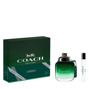 Coach Green Gift Set For Men 60ml EDT & Travel Spray 2023 Gift Set - Picture 1 of 3