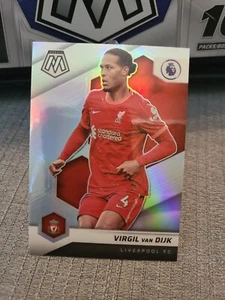 Virgil van Dijk 2021 Panini Mosaic Premier League # 180 Silver Prizm Liverpool F - Picture 1 of 2