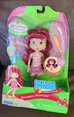 Nuevo en caja Playmates 2007 Strawberry Shortcake BEACH SWEETIES aroma a fresa y mango Foto 1 de 3