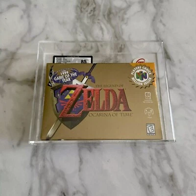 The Legend Of Zelda Ocarina Of Time UKG 85 NM SEALED N64 NTSC PC GOTY VGA WATA - Image 1 of 2