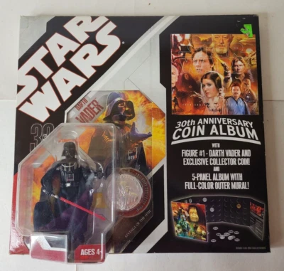 STAR WARS 30TH Anniversary 2006 DARTH VADER Figure Collector's Coin Album NEW - Image 1 of 4