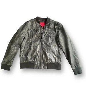 Guess Bomberjacke schwarz Blumenmuster Herren Größe L - Bild 1 von 11