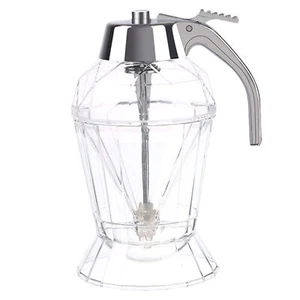 Kitchen Honey Dispenser Clear Push Pressed No Drip Honey Jar Container Bottle - Picture 1 of 12