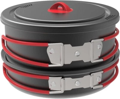 Coghlan's 1824 Hard Anodized 6-Piece Cook Set Gray Aluminum Wire Handle DSG1 - Image 1 of 4