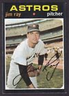 1971 Topps Jim Ray Card No 242 Near Mint Condition