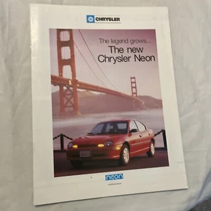 1996 Chrysler Neon Brochure UK Launch Brochure - Picture 1 of 4