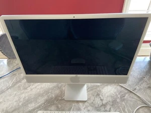 Apple iMac 24" (256GB SSD, Apple M1, 3.20GHz, 8GB, 7-Core GPU) Silver - MGTF3B/A - Afbeelding 1 van 7
