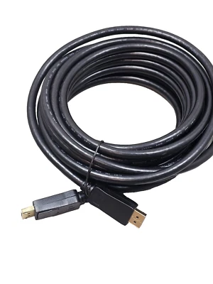 6PCS 7.6m Alta Velocidad Displayport V1.4A Cables M-M, 26AWG, Oro Bañado, 8K HDR - Imagen 1 de 3