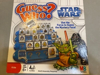 Star Wars Guess Who 2005 de Milton Bradley instrucciones completas faltantes Foto 1 de 4