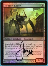 Hedron Rover FOIL Worldwake NM Common Artist Signed CARD (s4170) ABUGames