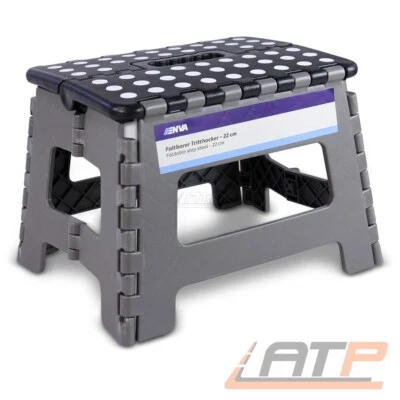 ENVA FALTBARER TRITTHOCKER 22 cm KLAPPHOCKER TRITTSTUFE 150 kg CAMPING BAD KÜCHE - Bild 1 von 3