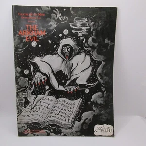1983 THE ARKHAM EVIL CALL OF CTHULHU BOOK - ROLE PLAY FANTASY D&D - Picture 1 of 5