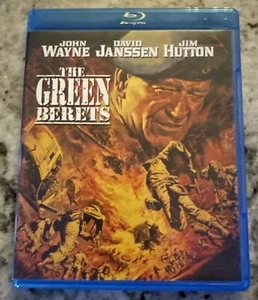 The Green Berets (Blu-ray Disc, 2010) John Wayne, Jim Hutton-VG USED CONDITION - Picture 1 of 8