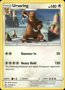 2x (SM12-172) Ursaring Rare Pokemon Cosmic Eclipse Card # 172 - Picture 1 of 1