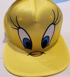 Mujer WB Looney Tunes Amarillo Piolín Pájaro Gorra Sombrero Bordado Detalle OSFM - Imagen 1 de 7